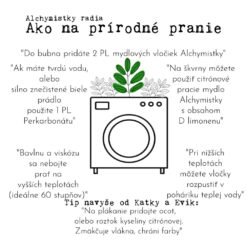 100% kokosové mydlo na pranie – pevné – bez vône Alchymistky 500 g Alchymistky www.bohre.sk
