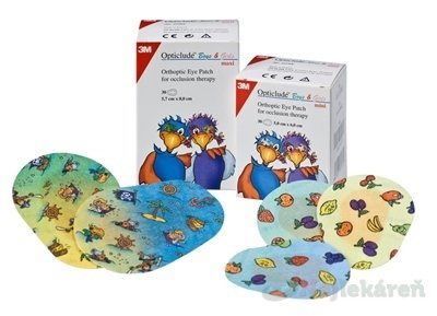 3M Opticlude Boys&Girls Maxi očná náplasť 5,7 x 8 cm 30 ks 3M www.bohre.sk