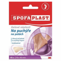 3M Spofaplast č.912n gélové náplasti na pľuzgiere na pätách 70 x 45 mm 4 ks Spofaplast www.bohre.sk