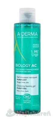 A-DERMA BIOLOGY AC Čistiaci penivý gél 200ml A-Derma www.bohre.sk