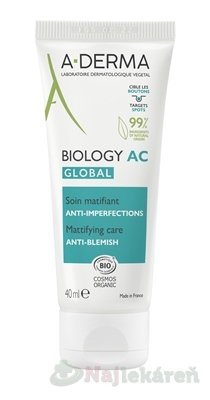 A-DERMA BIOLOGY AC GLOBAL Zmatňujúca starostlivosť 40ml A-Derma www.bohre.sk