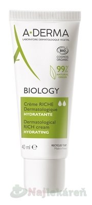 A-DERMA BIOLOGY výživný hydratačný krém 40ml A-Derma www.bohre.sk