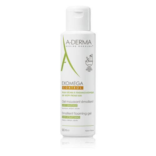 A-DERMA Exomega Control zvláčňujúci penivý gél pre suchú kožu so sklonom k atopii 500 ml A-DERMA www.bohre.sk