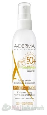 A-DERMA PROTECT KIDS sprej pre deti SPF50+ 200ml A-Derma www.bohre.sk