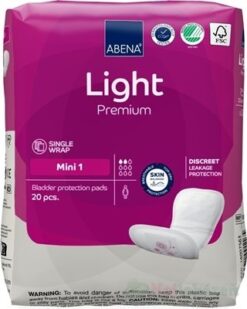 ABENA Light Premium Mini 1, absorpčné vložky, 20ks Abena www.bohre.sk