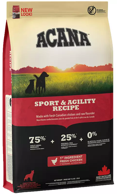 ACANA Heritage Sport Recipe granule pre psy 17kg Acana www.bohre.sk