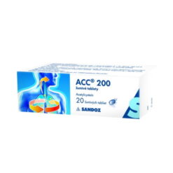 ACC LONG 600 mg 20 šumivých tabliet ACC www.bohre.sk