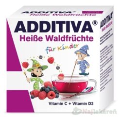 ADDITIVA Horúci dúšok Lesné plody vrecúška s práškom (vitamín C + D3) 10x10g NATUR PRODUKT www.bohre.sk