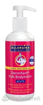 ALLERGIKA DERMIFANT DETSKÉ LÓCIO ACUTE 200ml Allergika www.bohre.sk