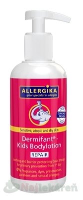 ALLERGIKA DERMIFANT DETSKÉ LÓCIO REPAIR 200ml Allergika www.bohre.sk