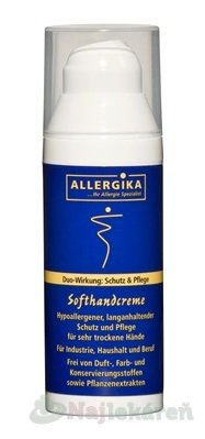 ALLERGIKA HEBKÝ KRÉM NA RUKY 50 ml Allergika www.bohre.sk