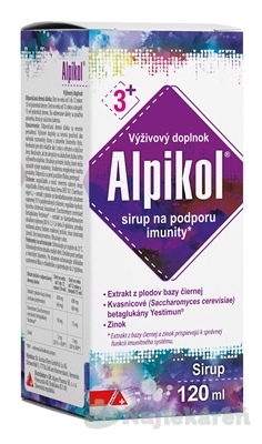 ALPIKOL sirup na podporu imunity 120 ml Alpikol www.bohre.sk