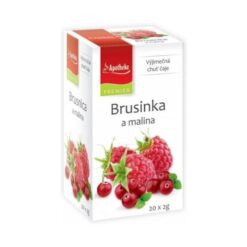 APOTHEKE Premier selection čaj brusnica a malina 20 x 2g Apotheke www.bohre.sk