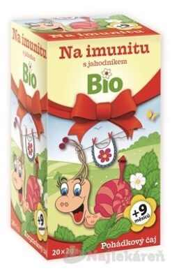 APOTHEKE ROZPRÁVKA bylinný čaj Na imunitu s jahodou Bio, 20x2g Apotheke www.bohre.sk