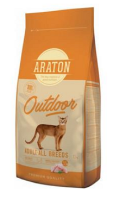 ARATON cat adult outdoor active all breed poultry granule pre mačky 15 kg Araton www.bohre.sk