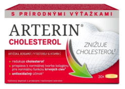 ARTERIN CHOLESTEROL na zníženie cholesterolu v krvi 30tbl Arterin www.bohre.sk
