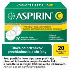 ASPIRIN-C 20 šumivých tabliet ASPIRIN www.bohre.sk