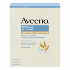 AVEENO Upokojujúci ovsený kúpeľ vrecúška 8 x 42 g AVEENO www.bohre.sk