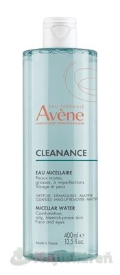 AVENE Cleanance micelárna voda 400ml Avene www.bohre.sk