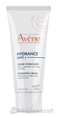 AVENE HYDRANCE Ľahký hydratačný krém 40ml Avene www.bohre.sk