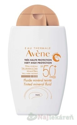 AVENE Tónovaný minerálny fluid SPF 50+ 40ml Avene www.bohre.sk
