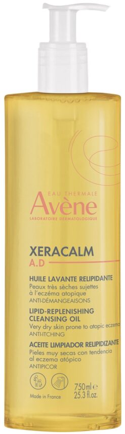 AVENE XeraCalm A.D Relipidačný umývací olej 750 ml Avene www.bohre.sk