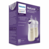 AVENT Fľaša natural response 330 ml priehľadná 3m+ 2 ks AVENT www.bohre.sk