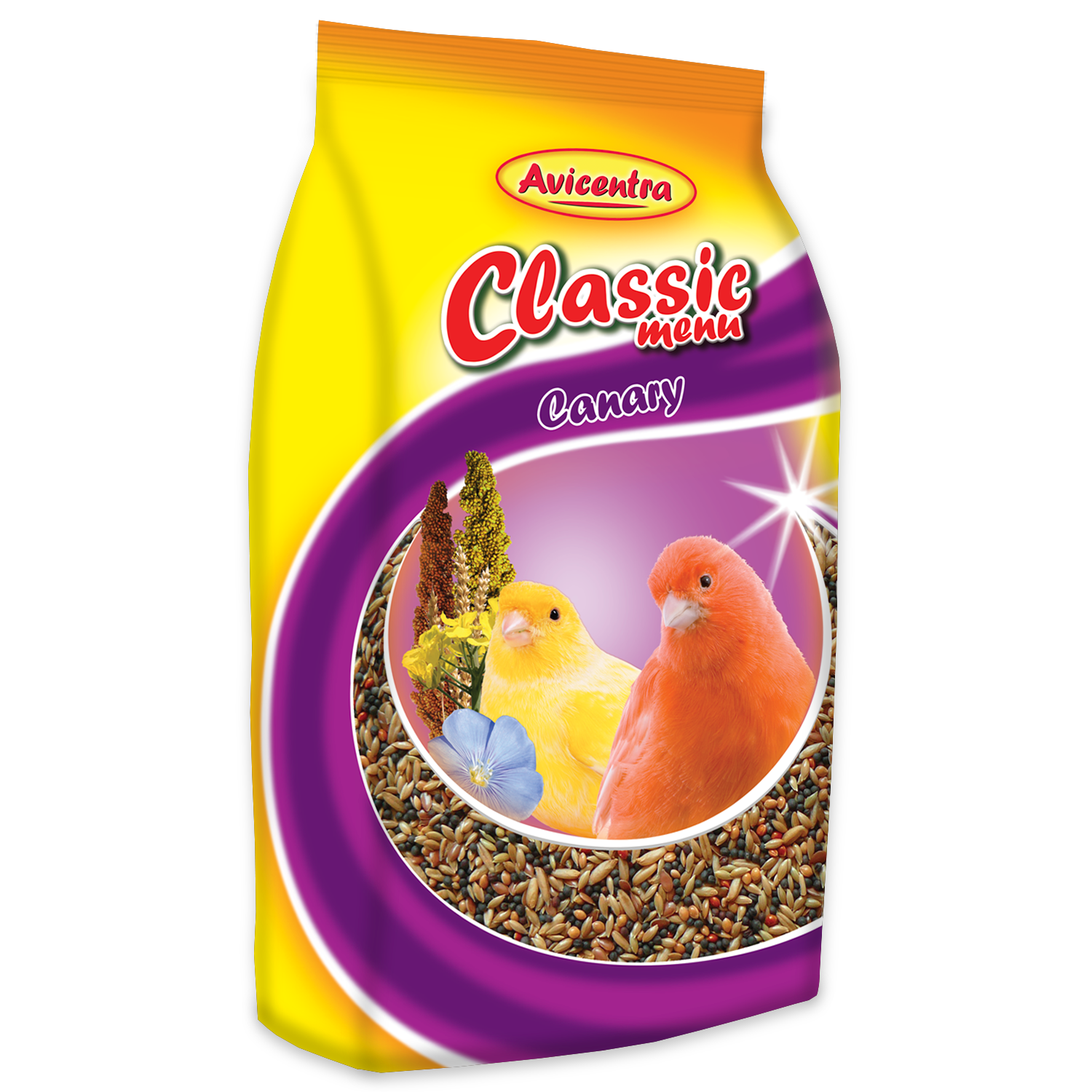 AVICENTRA Classic Menu Kanárik základné krmivo pre kanáriky 500g AVICENTRA www.bohre.sk