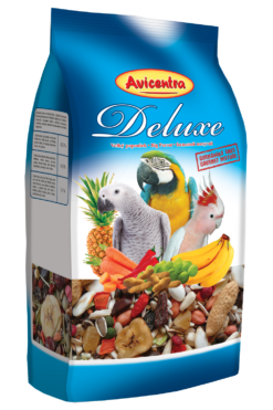 AVICENTRA Deluxe krmivo pre veľké papagáje 1kg AVICENTRA www.bohre.sk