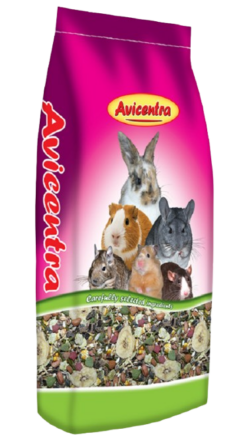 AVICENTRA králik špeciál krmivo pre králiky 15kg AVICENTRA www.bohre.sk