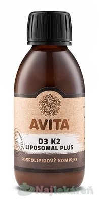 AVITA D3 K2 LIPOSOMAL PLUS 1x200ml Avita www.bohre.sk