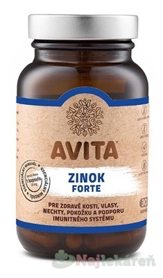 AVITA ZINOK FORTE 30ks Avita www.bohre.sk