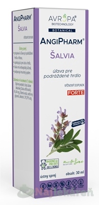 AVROPA AngiPharm Šalvia ústny sprej 30ml Avropa www.bohre.sk