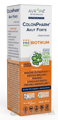 AVROPA ColonPharm Akut Forte probiotické kvapky 30ml Avropa www.bohre.sk