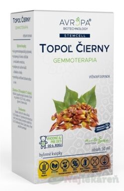 AVROPA TOPOĽ čierny bylinné kvapky 50ml Avropa www.bohre.sk