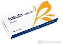 Acidosalus vaginalete vaginálne čapíky 1 x 7 ks Acidosalus www.bohre.sk