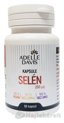 Adelle Davis SELÉN 200 mcg 60 kapsúl Adelle Davis www.bohre.sk