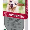 Advantix spot-on 4 x 0,4ml pipeta proti kliešťom a blchám pre psy do 4kg Advantix www.bohre.sk