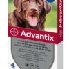 Advantix spot-on 4 x 4,0ml pipeta proti blchám a kliešťom pre psy od 25 do 40kg Advantix www.bohre.sk