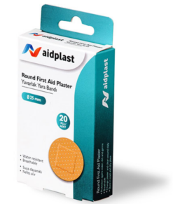 Aidplast Okrúhla náplasť 20ks BK Hygiene www.bohre.sk