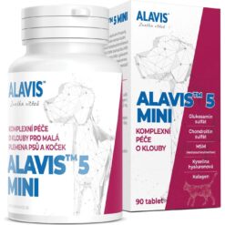 Alavis 5 MINI Starostlivosť o kĺby pre psov a mačky 90 tbl ALAVIS www.bohre.sk