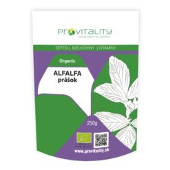 Alfalfa organic prášok Provitality www.bohre.sk