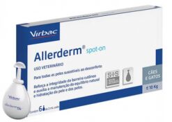 Allerderm spot-on ochranný roztok pre malých psov a mačky do 10kg, 6x2ml VIRBAC www.bohre.sk