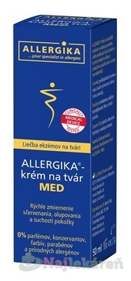 Allergika Krém Na Tvár Med 50 ml Allergika pharma gmbh www.bohre.sk