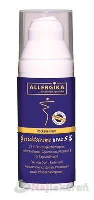 Allergika Krém na tvár Urea 5% 50 ml Allergika www.bohre.sk