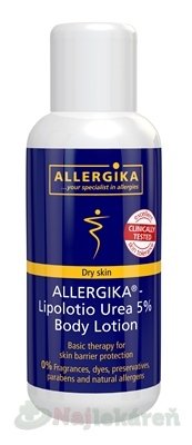 Allergika Lipolotio Urea 5% 200 ml Allergika pharma gmbh www.bohre.sk