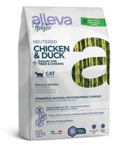 Alleva HOLISTIC cat neutered granule pre kastrované mačky 1,5kg Alleva www.bohre.sk