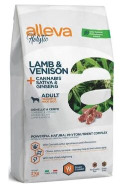 Alleva HOLISTIC dog adult medium & maxi lamb & venison 2kg Alleva www.bohre.sk
