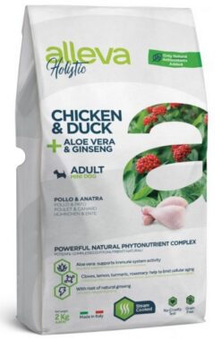 Alleva Holistic Adult Mini Chicken and Duck 2 kg Alleva www.bohre.sk