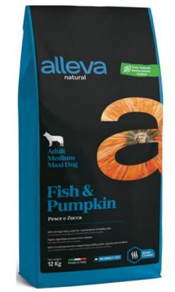 Alleva NATURAL dog adult medium & maxi fish & pumpkin 12kg Alleva www.bohre.sk
